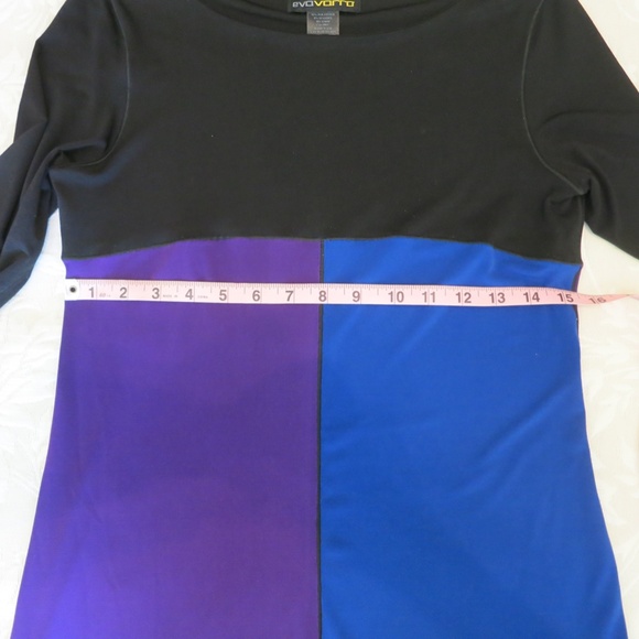 EvoVorro Color Block Tunic Top Size Small - Picture 9 of 10